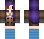 robot eyepatch chibi girl with blue socks