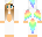 trish in an alicorn onesie 
