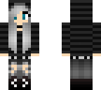 white and black