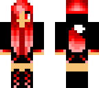 wolf girl red