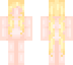 blonde pigtails - hair base with skin