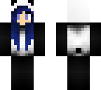 blue panda girl