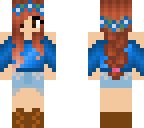 blue summer girl
