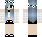 emo flower crown girl