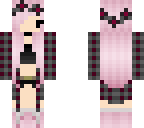goth chibi plaid