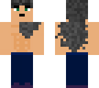 hunter with wolf pelt