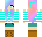 ombre haired cute gall