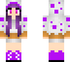 purple cake girl