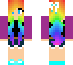 rainbow girl
