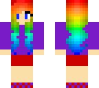 rainbow girl