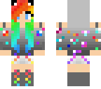 rainbow ore cat girl