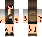 stranded girl with blood