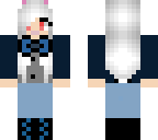 white rabbit girl