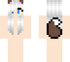 wolf girl -white haired base-