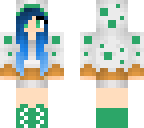 blue cookie girl