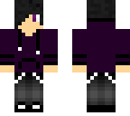 cool purple emo boy