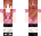 cute pink brunette