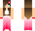 cute pink girl in dress