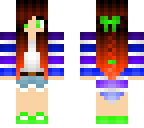 girl with striped cardigan