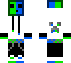 green and blue slimie