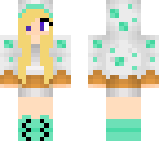 green cake girl