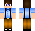 nerd in blue