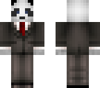panda in a suit