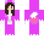 pink wolf girl