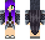 purple warrior girl
