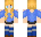 blue girl