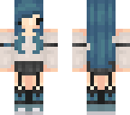 blue haired chibi