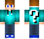 blue lucky block kid