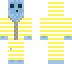 blue slime in jump suit