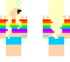 chibi girl raimbow