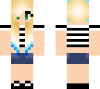 cute blue haired girl
