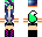 galaxy wolf girl