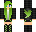 green bird girl