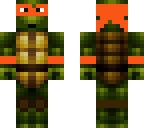 orange ninja turtle