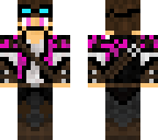 pink mustaches guy