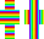 rainbow bob