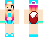 swimming wolf girl