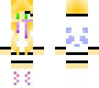 blonde panda girl