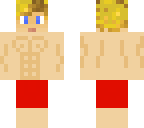 blonde swimmer