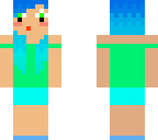 blue girl