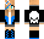 blue scull girl