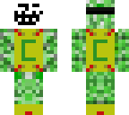 creeper with a troll mask