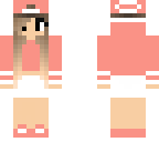 girl pink blonde-brown brown eyes