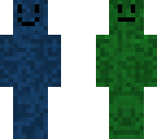 green and blue