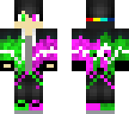 grren and pink boy