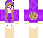 purpel cookie girl